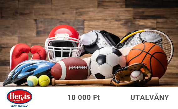 49 HERVIS-utalvány 10.000 Ft értékben