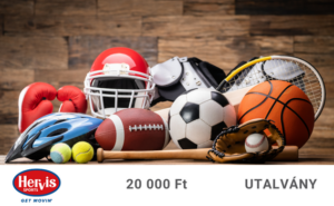 50 HERVIS-utalvány 20.000 Ft értékben