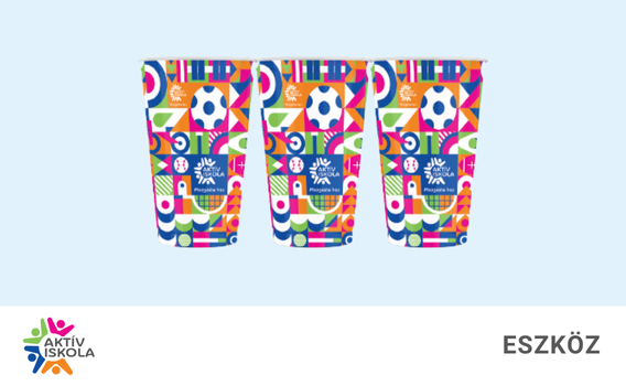 3 Aktív Iskola repohár – Szóróajándék diákoknak